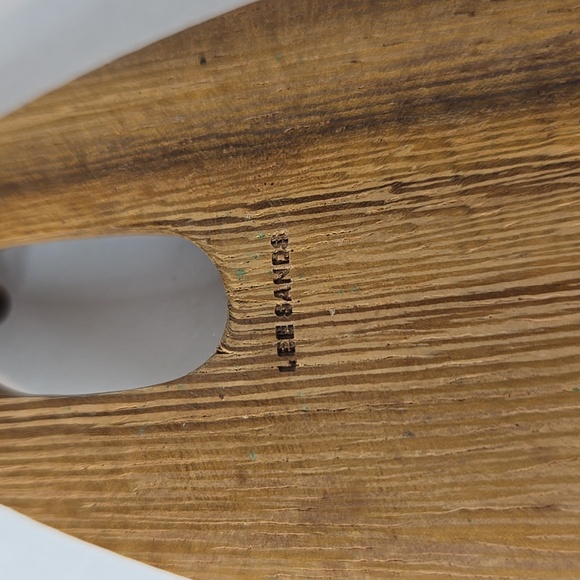 Vintage Lee Sands Necklace Tigers Eye and Multi Color Stones with a Wooden Pndt - Picture 7 of 8